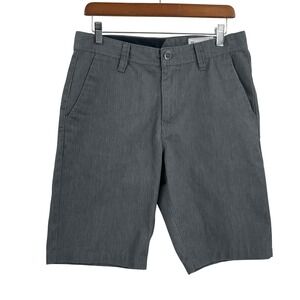 Volcom Mens Frickin Modern‎ Fit Chino Shorts Charcoal Gray Sz 30 Skater Outdoor